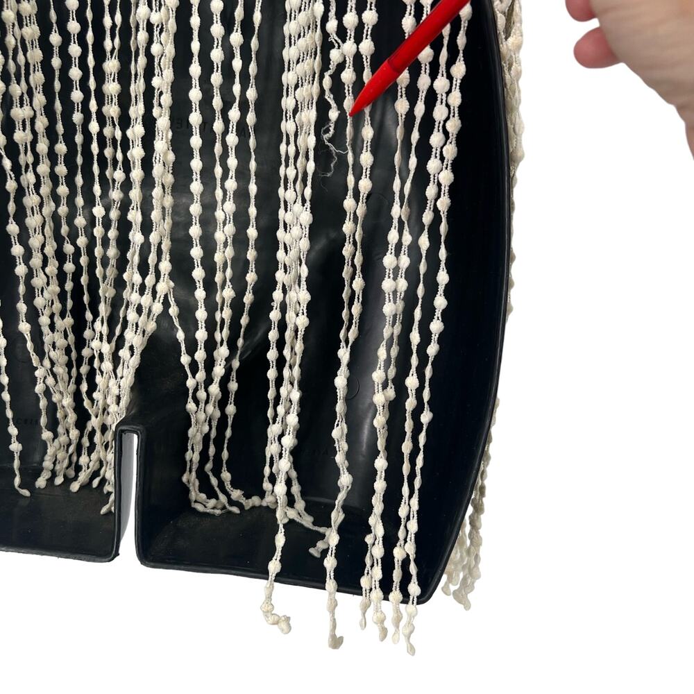 Cream Lace Top with Fringe - Picture 5 of 5